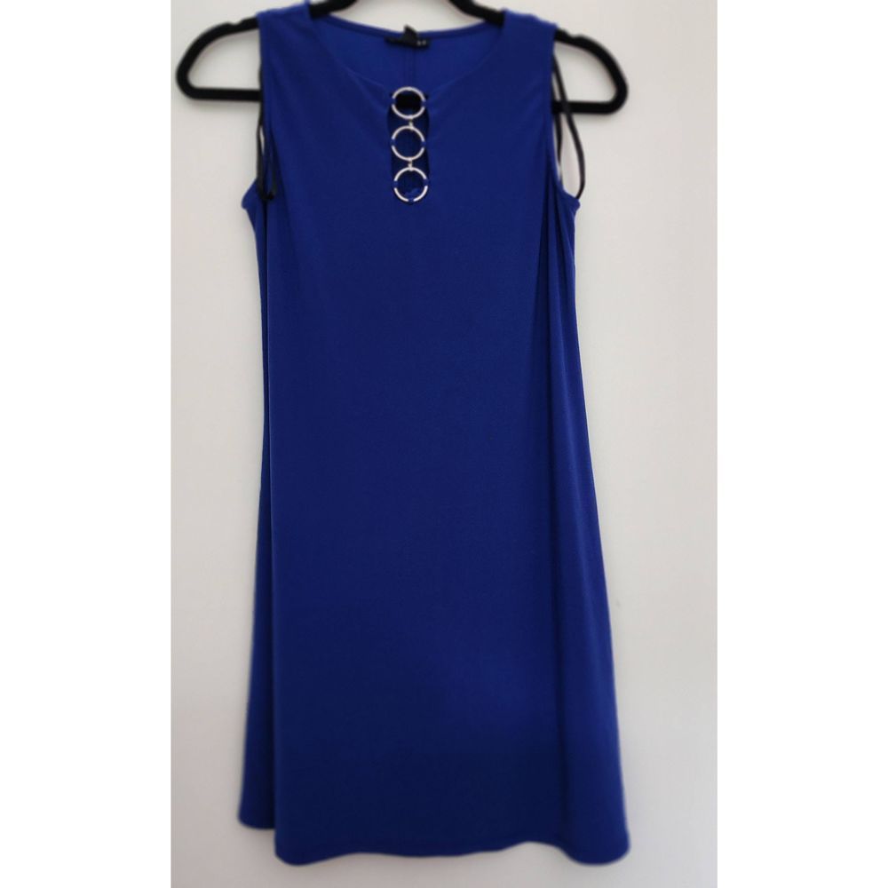 Roz & Ali cobalt blue sleeveless cocktail dress Size Xs